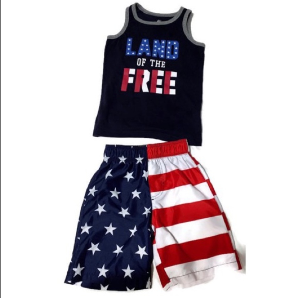 📌SOLD📌📌Swim shorts kids with shirt